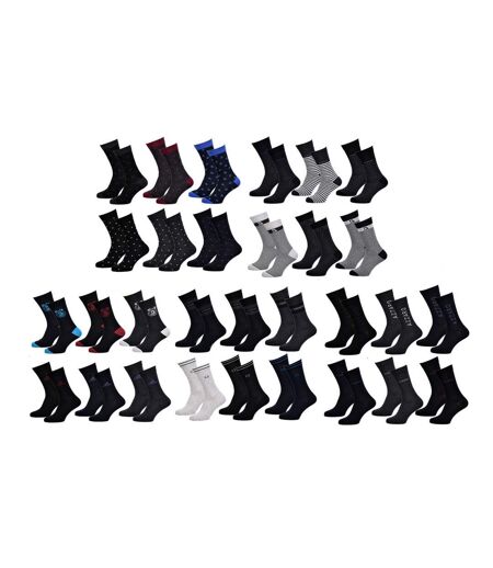 Chaussettes homme AZZARO Confort et qualité -Assortiment modèles photos selon arrivages- - Pack de 12