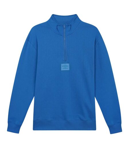 Mens logo quarter zip fleece top cloissone Umbro