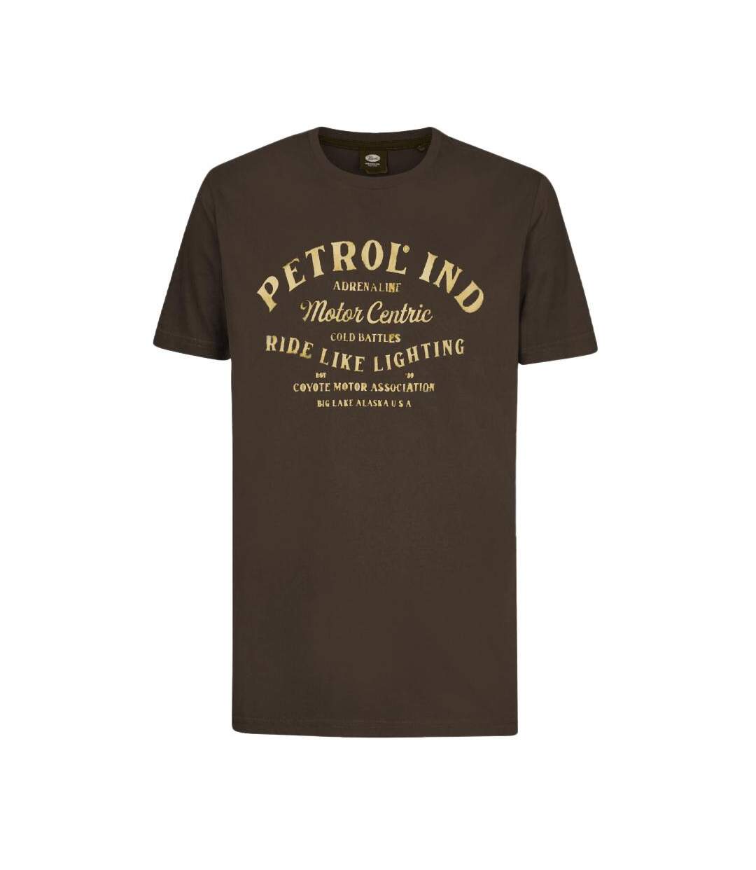 T-shirt Marron Homme Petrol Industries TSR650 - 3XL-1