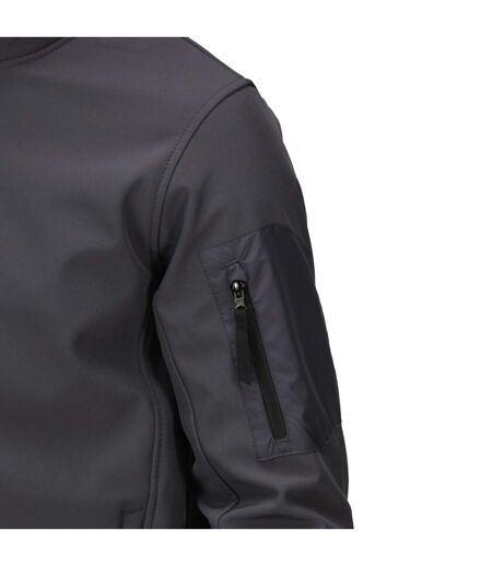 Regatta Mens Arcola Soft Shell Jacket (Seal Grey/Black) - UTPC3320