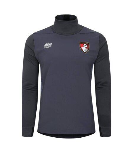 Umbro Mens 23/24 AFC Bournemouth Drill Top (Carbon/Grisaille/Black) - UTUO1934