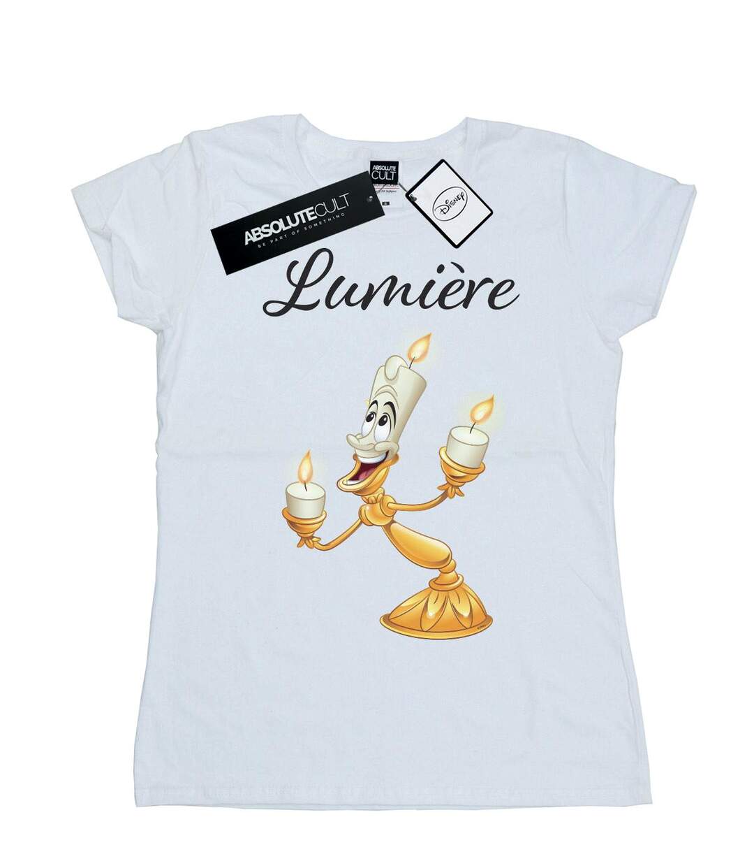 Disney Femme/Ladies Beauty And The Beast Be Our Guest - T-shirt en coton (Blanc) - UTBI15692-1