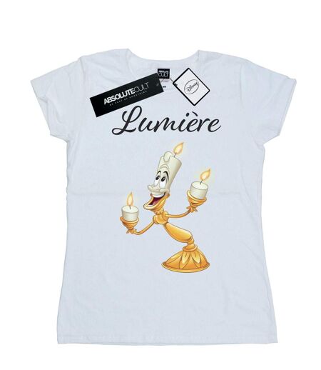 Disney Femme/Ladies Beauty And The Beast Be Our Guest - T-shirt en coton (Blanc) - UTBI15692
