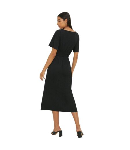 Robe mi-longue femme noir Dorothy Perkins