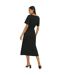 Robe mi-longue femme noir Dorothy Perkins-2