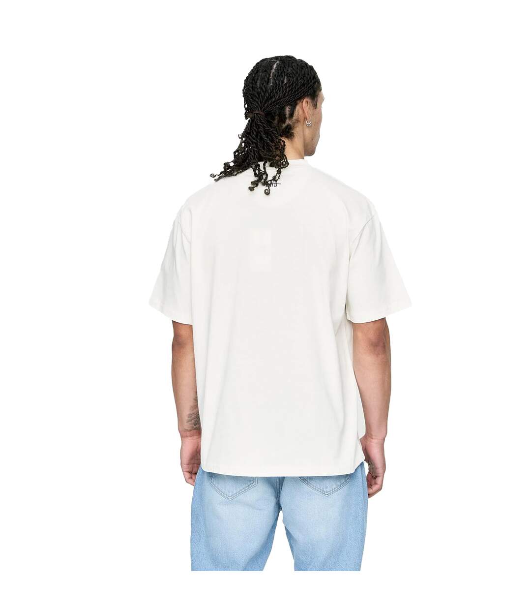T-shirt Studio Snake Smile Homme Blanc Cassé Kings Will Dream-3