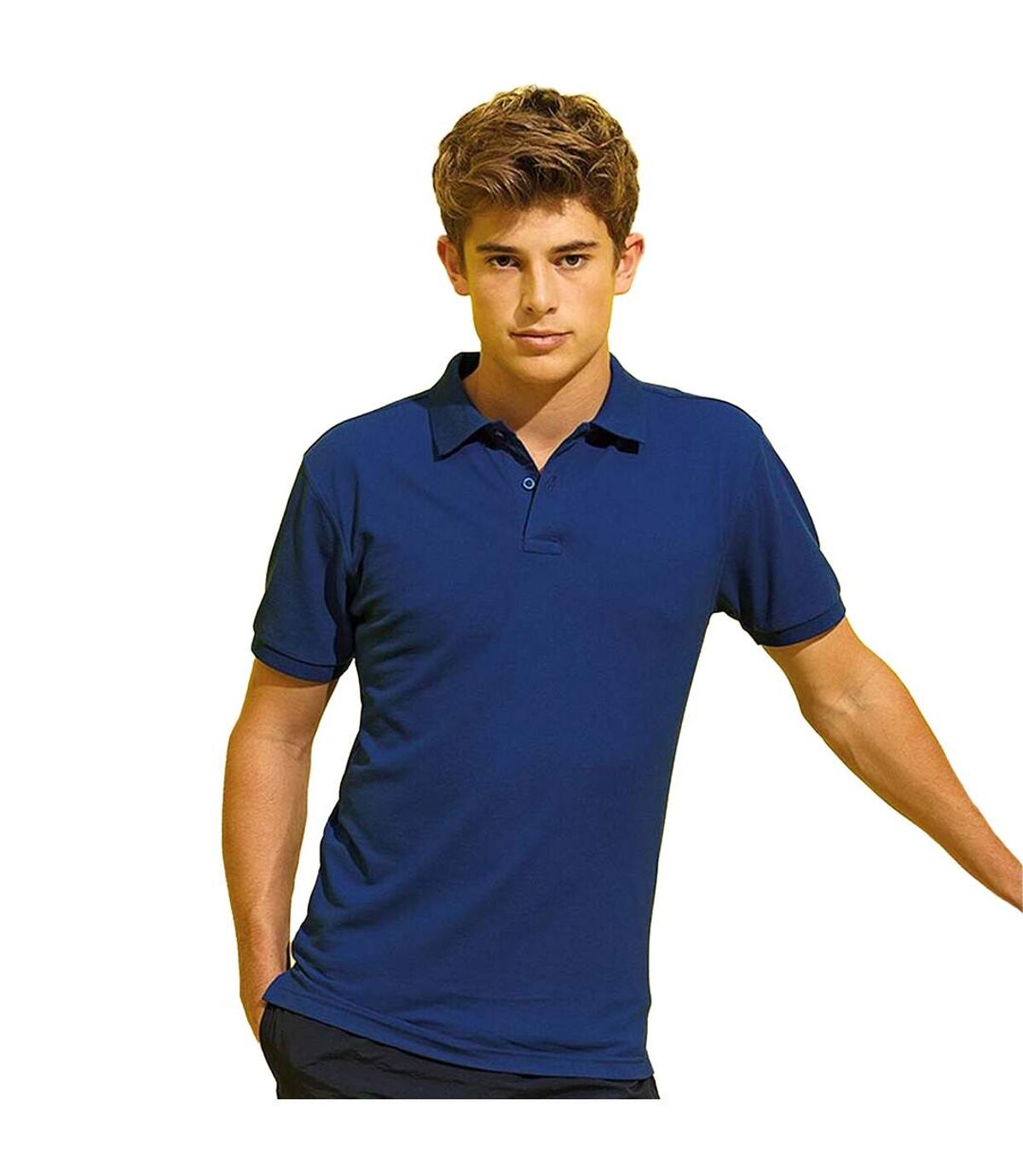 Asquith & Fox Mens Short Sleeve Performance Blend Polo Shirt (Royal)