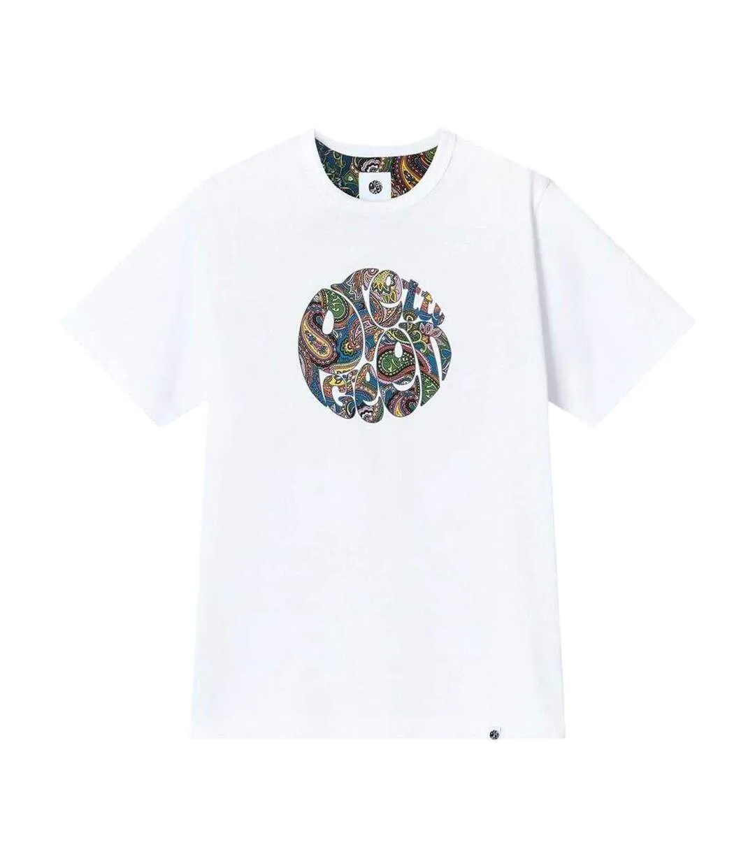 T-shirt Décontracté Motif/style Cachemire Homme Blanc Pretty Green-1