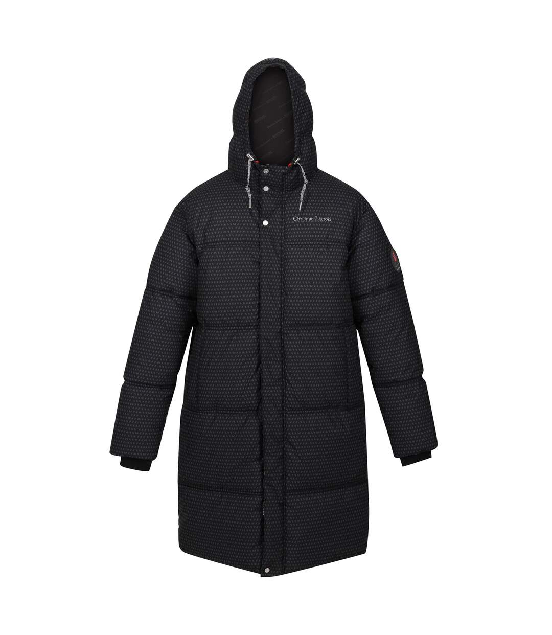 Mens Christian Lacroix Gordes Printed Padded Jacket Black Regatta-2