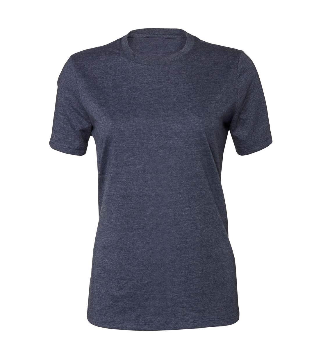 T-shirt femme bleu marine Bella + Canvas-1