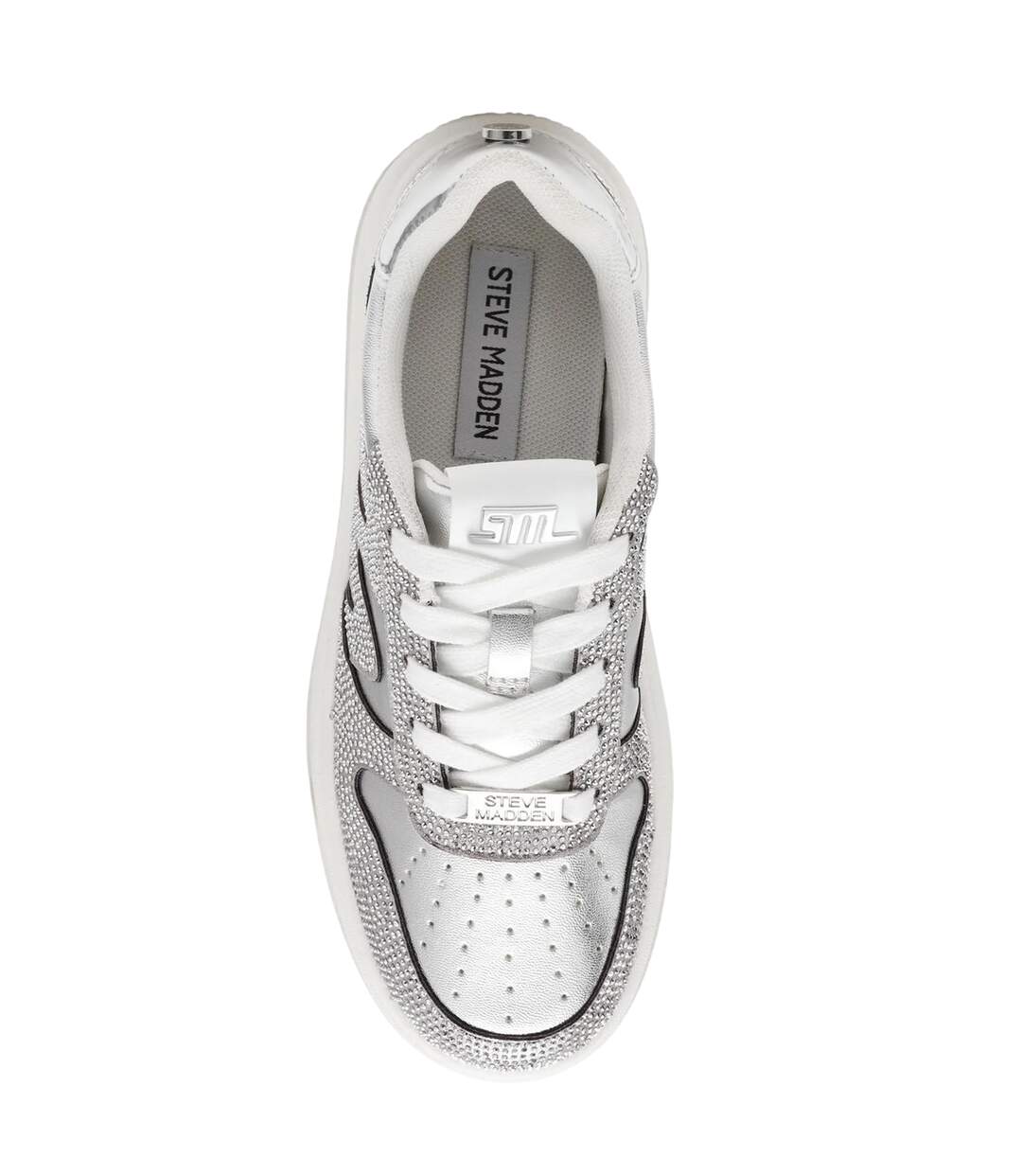 Baskets Dynamo Femme Argenté Steve Madden-3