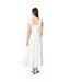 Robe mi-longue femme blanc cassé Dorothy Perkins-2