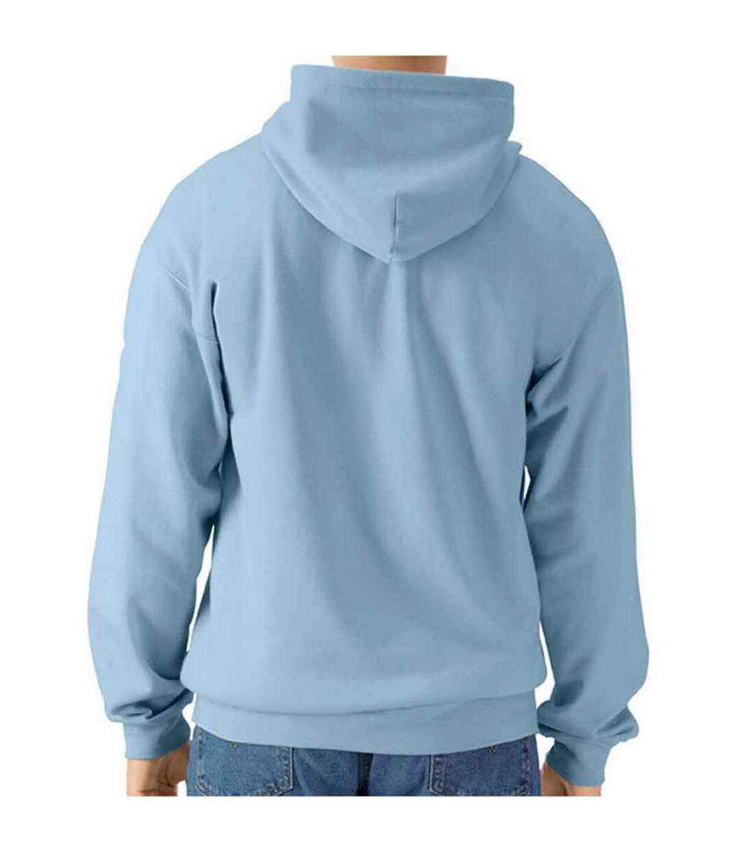 Veste à capuche softstyle homme bleu de gris Gildan-2