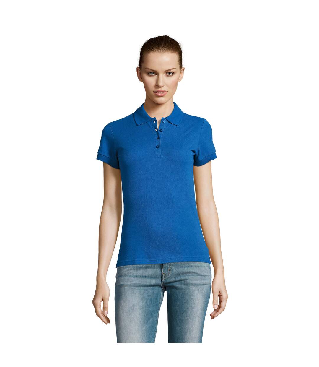 Polo Passion Femme Bleu Roi SOLS-2