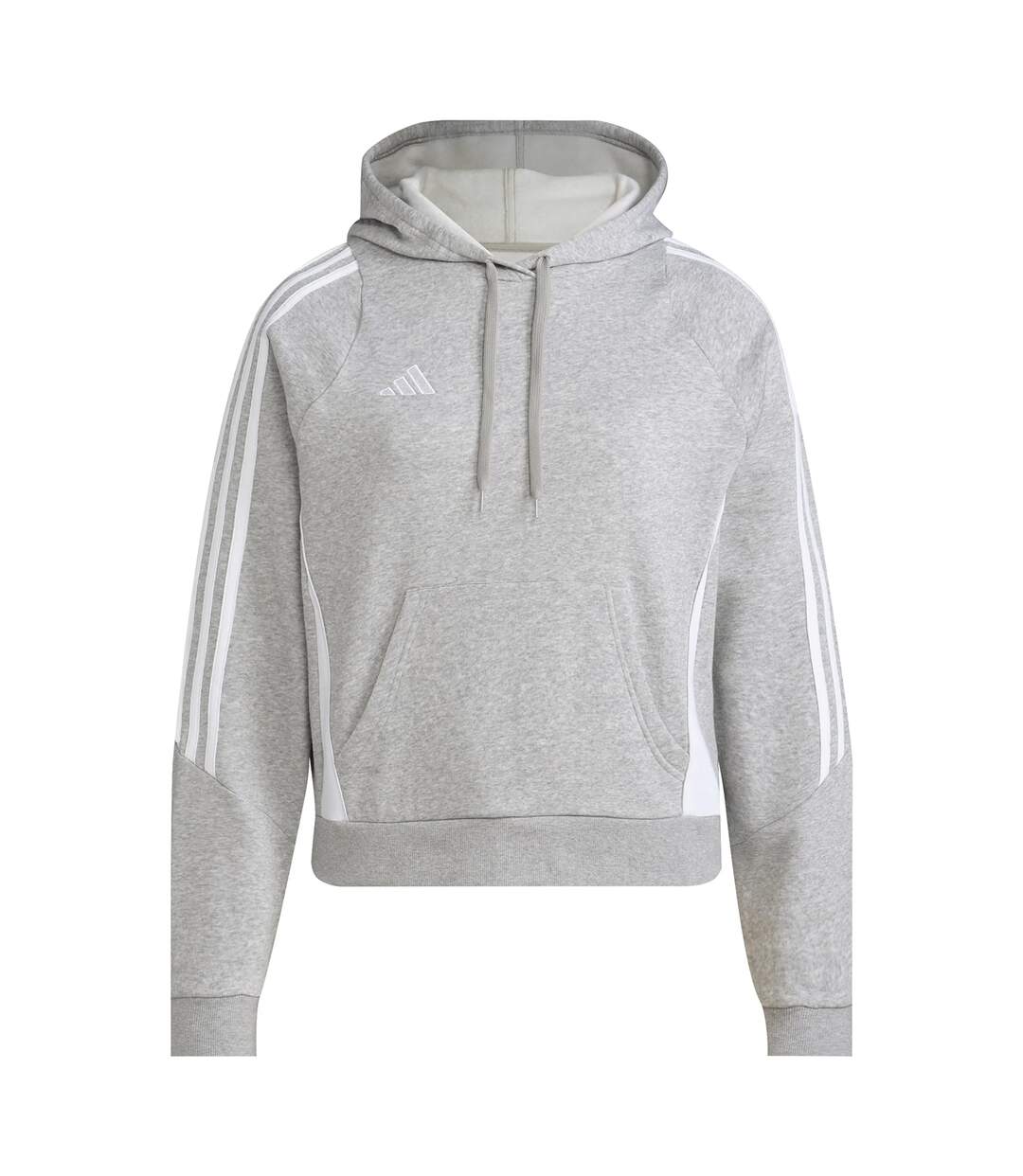 Sweat À Capuche Tiro Femme Gris Argenté Adidas-2