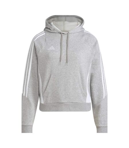 Sweat À Capuche Tiro Femme Gris Argenté Adidas