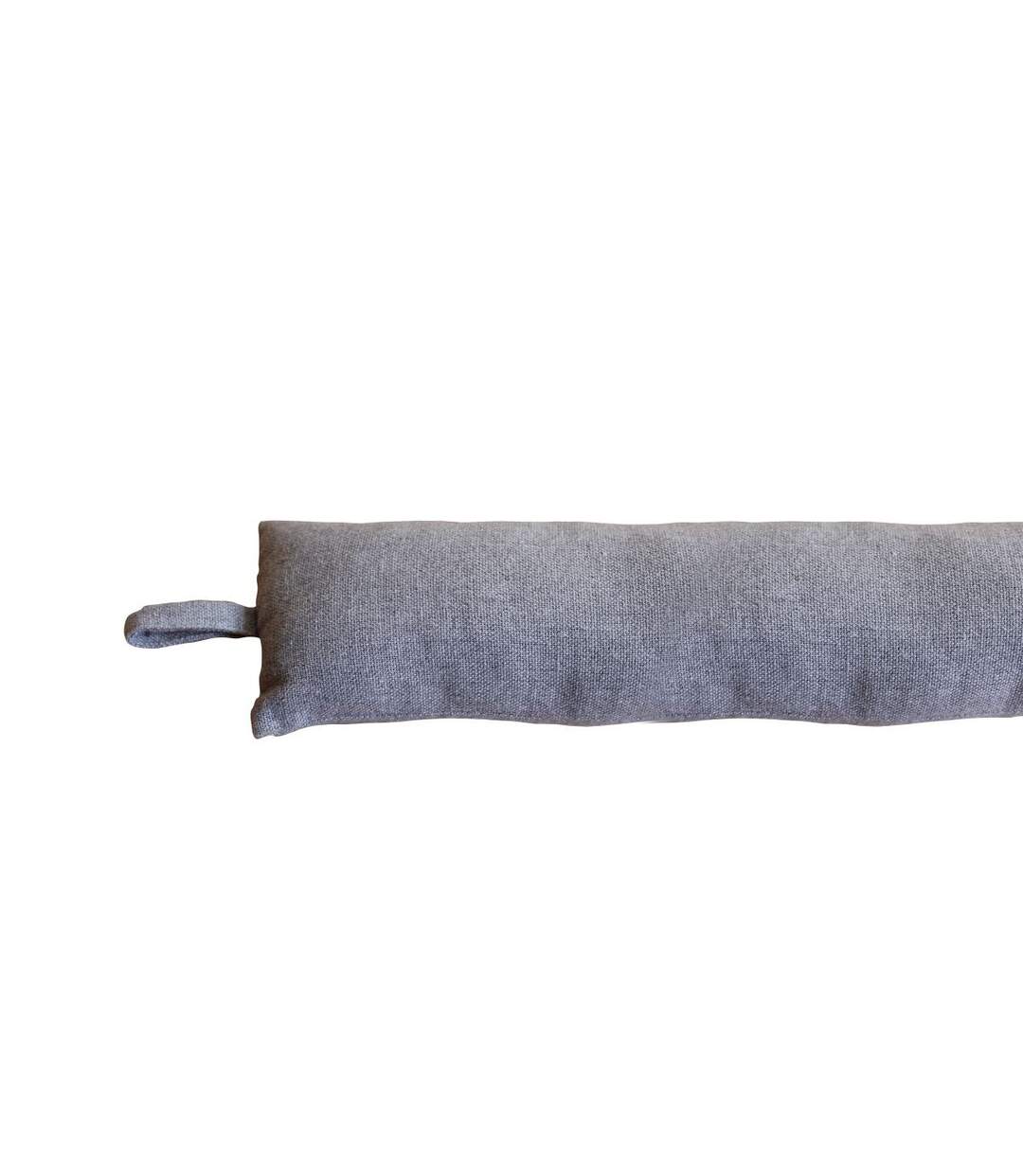 Boudin Bas de Porte en Coton Dune 80cm Gris Clair-2
