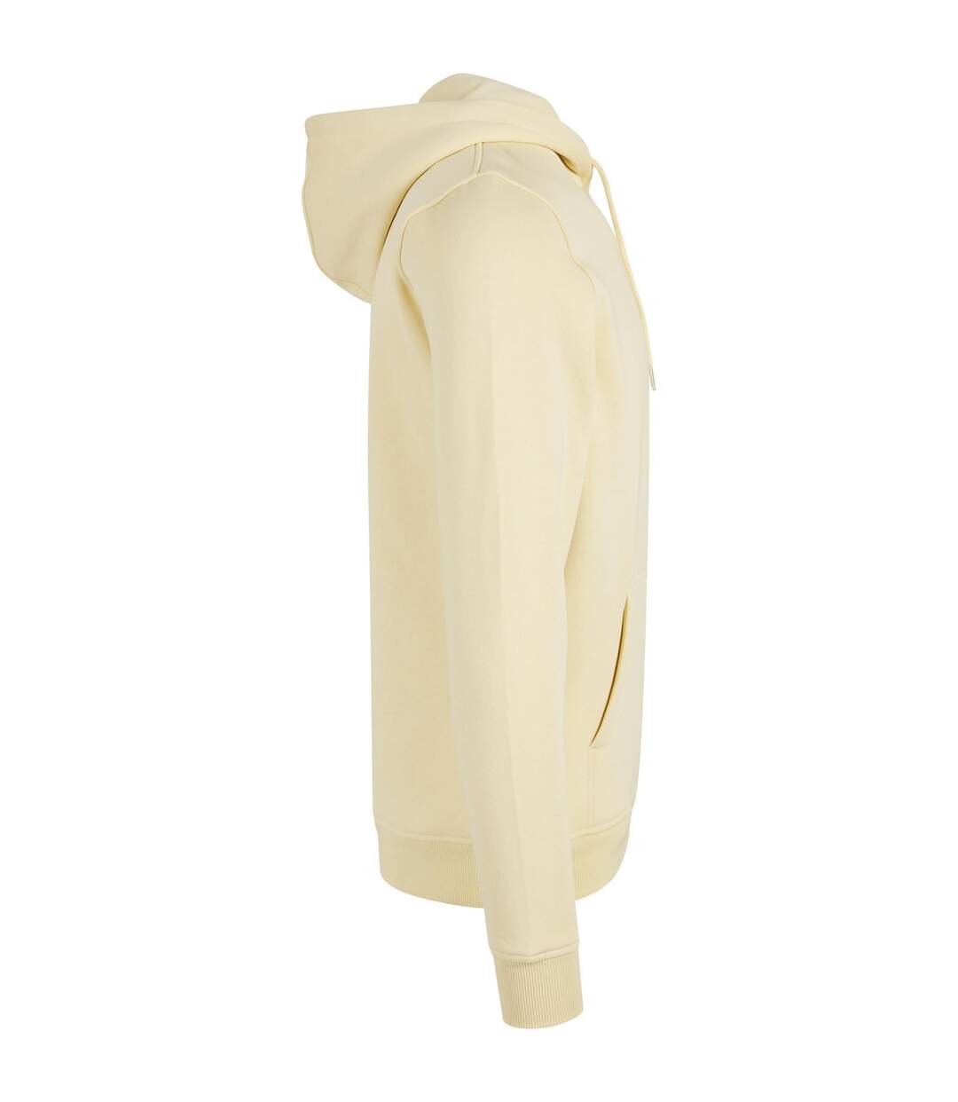 Sweat À Capuche Adulte Jaune Pâle Build Your Brand-3