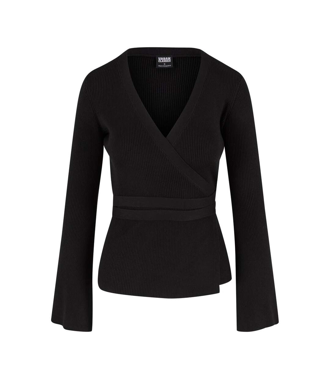 Cardigan Motif/style Côtelé Femme Noir Urban Classics-1