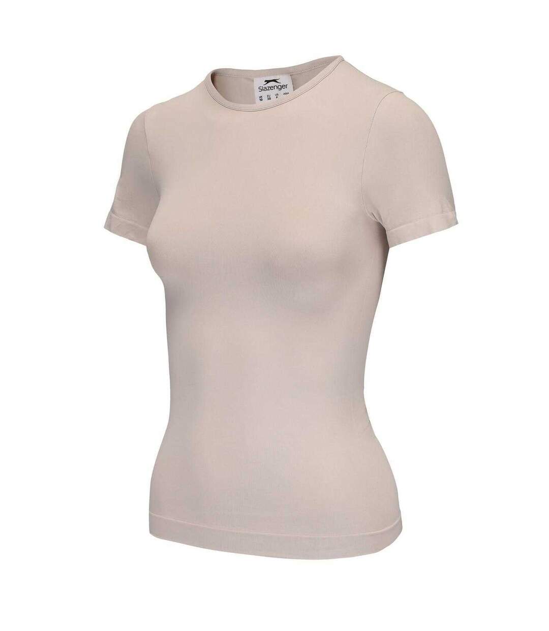 Lot De 2  T-shirts Femme Beige Blanc Slazenger-3