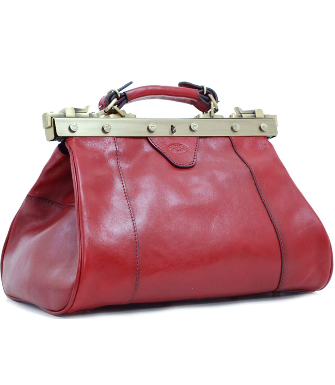 Katana - Sac à main en cuir Doctor Bag - rouge - 6508-1