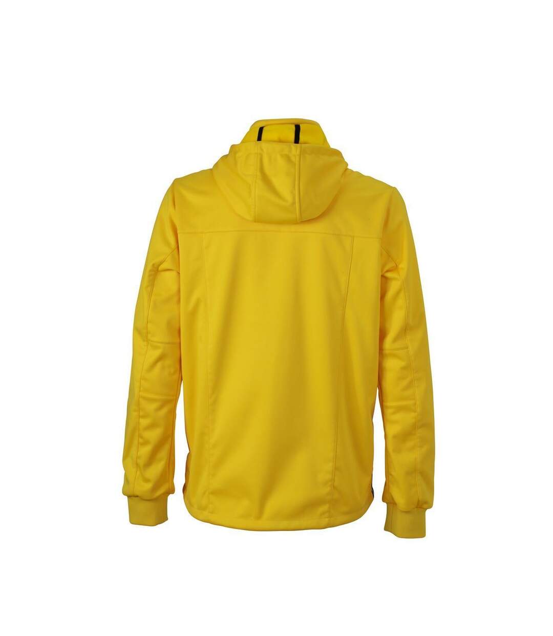 Veste softshell à capuche - homme JN1078 - jaune - coupe-vent imperméable