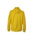 Veste softshell à capuche - homme JN1078 - jaune - coupe-vent imperméable