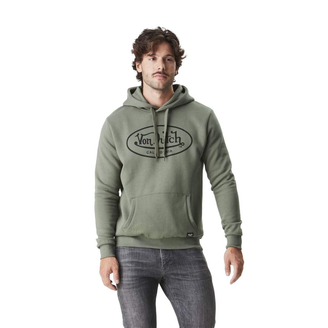 Sweat homme à capuche en molleton Brand Vondutch-1