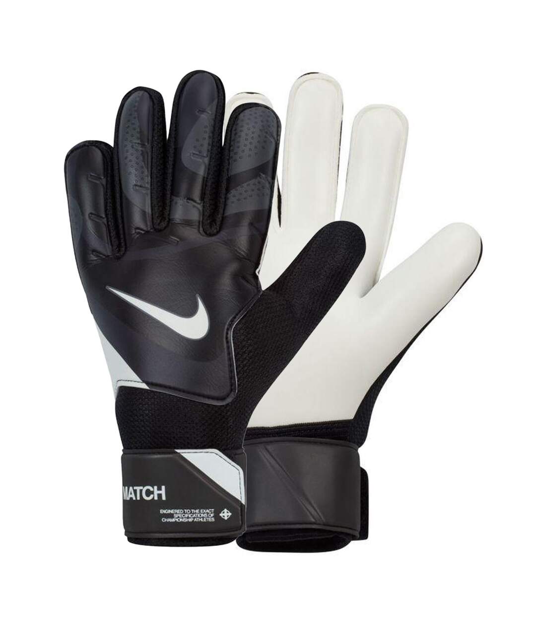 Childrens/kids Match Goalkeeper Gloves Black Nike-3