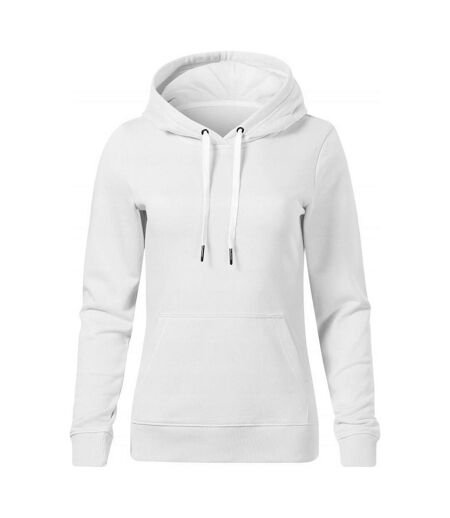 Sweat À Capuche Break Femme Blanc Malfini