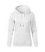 Sweat À Capuche Break Femme Blanc Malfini-1