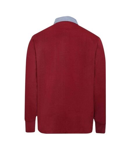 Polo Sweat Rugger Homme Rouge Gant