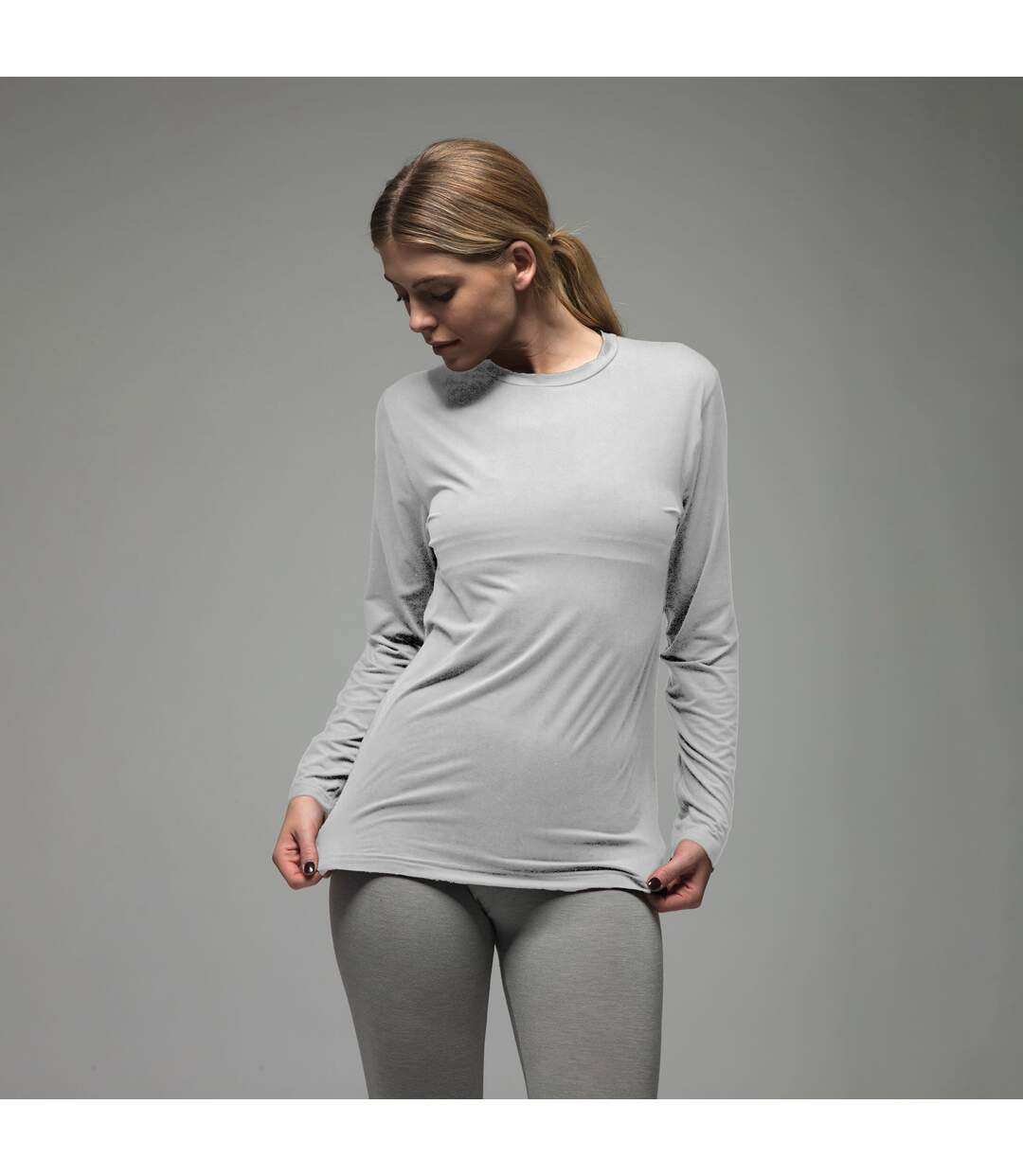 Ultra Lite Fleece-Lined Thermal Top for Women | Ladies Long Sleeve Thermal Top-6