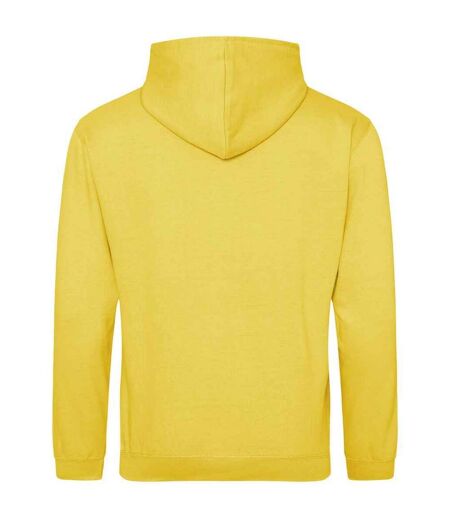 Sweat à capuche college adulte jaune Awdis Awdis