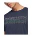 Crosshatch Mens Cramtar Marl T-Shirt (Pack of 2) (Navy/Gray) - UTBG734