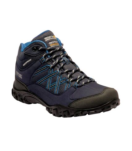 Regatta Womens/Ladies Edgepoint Waterproof Walking Boots (Navy/Petrol) - UTRG4575