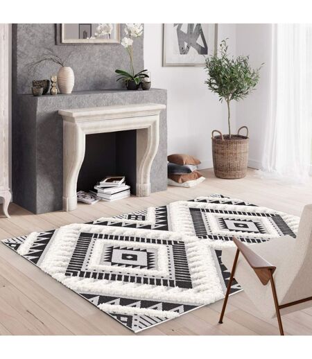 Tapis extérieur tissé kilim rectangle WILAZE 2