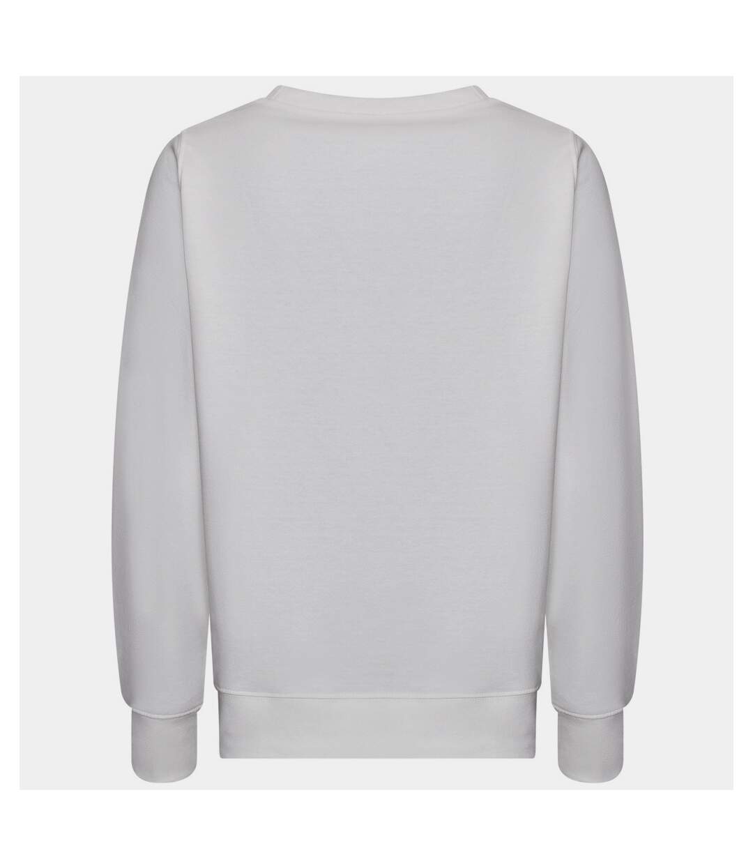 Womens/ladies sweatshirt arctic white Awdis