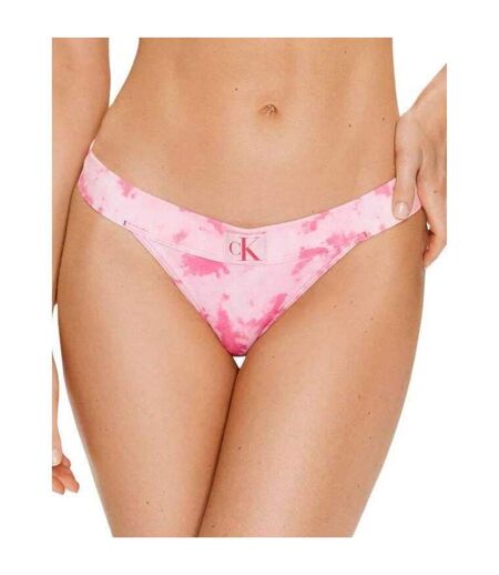 Bas De Maillot De Bain Motif/style Tie-dye Femme Rose Calvin Klein