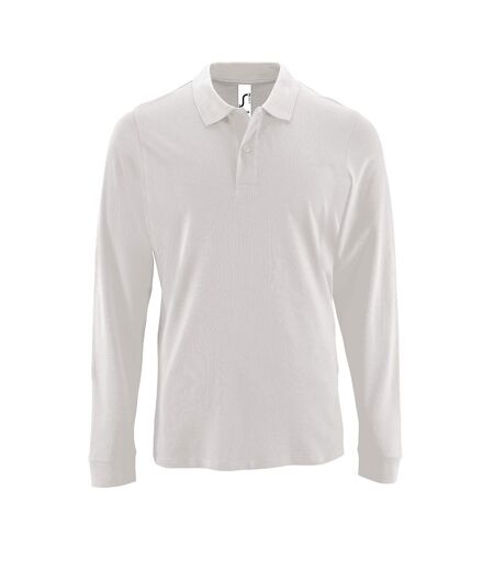SOLS - Polo manches longues PERFECT - Homme (Blanc) - UTPC2912