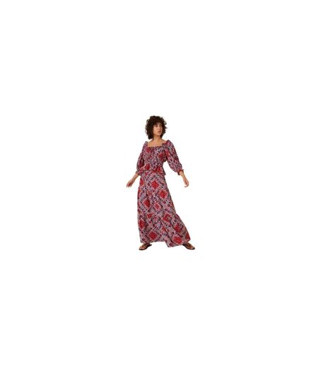 Womens/ladies Teri Bandana Print Maxi Skirt Multicoloured Nobody´s Child