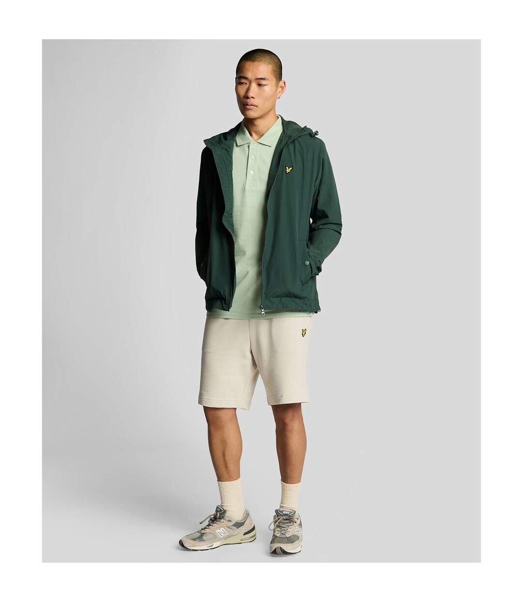 Polo Uni Homme Vert Clair Lyle & Scott-2