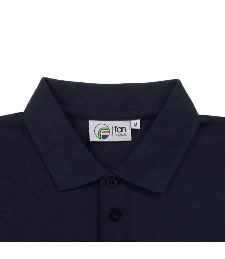 Mens Leeds Polo Shirt Navy Fan Originals
