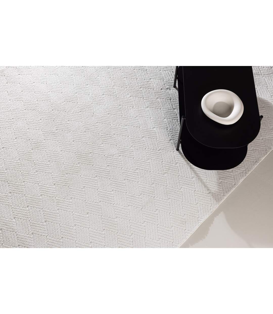 Tapis Déco Todd 200x290cm Blanc-5