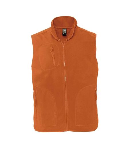 SOLS Norway Unisex Anti-Pill Fleece Bodywarmer / Gilet Vest (Orange)