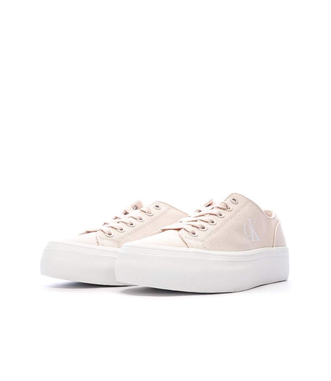 Baskets roses femme calvin klein jeans vulc-3