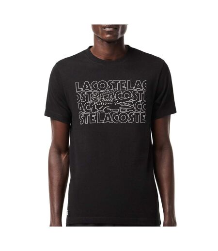 T-shirt noir homme lacoste th7505