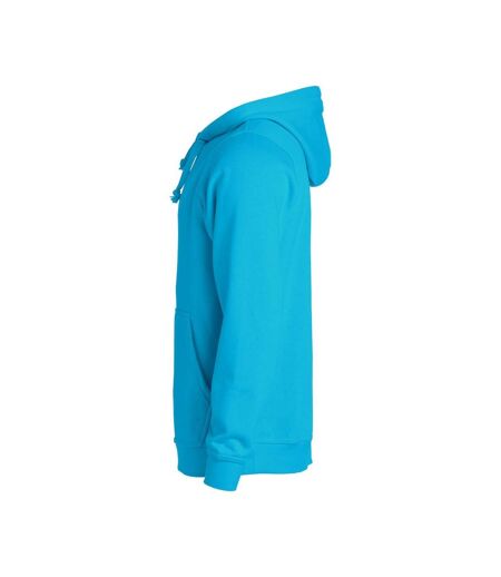 Unisex Adult Basic Hoodie Turquoise Clique