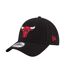 Mens 9forty League Chicago Bulls Baseball Cap Black New Era-3