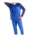 Men's long-sleeved round-neck velvet pajamas MU3